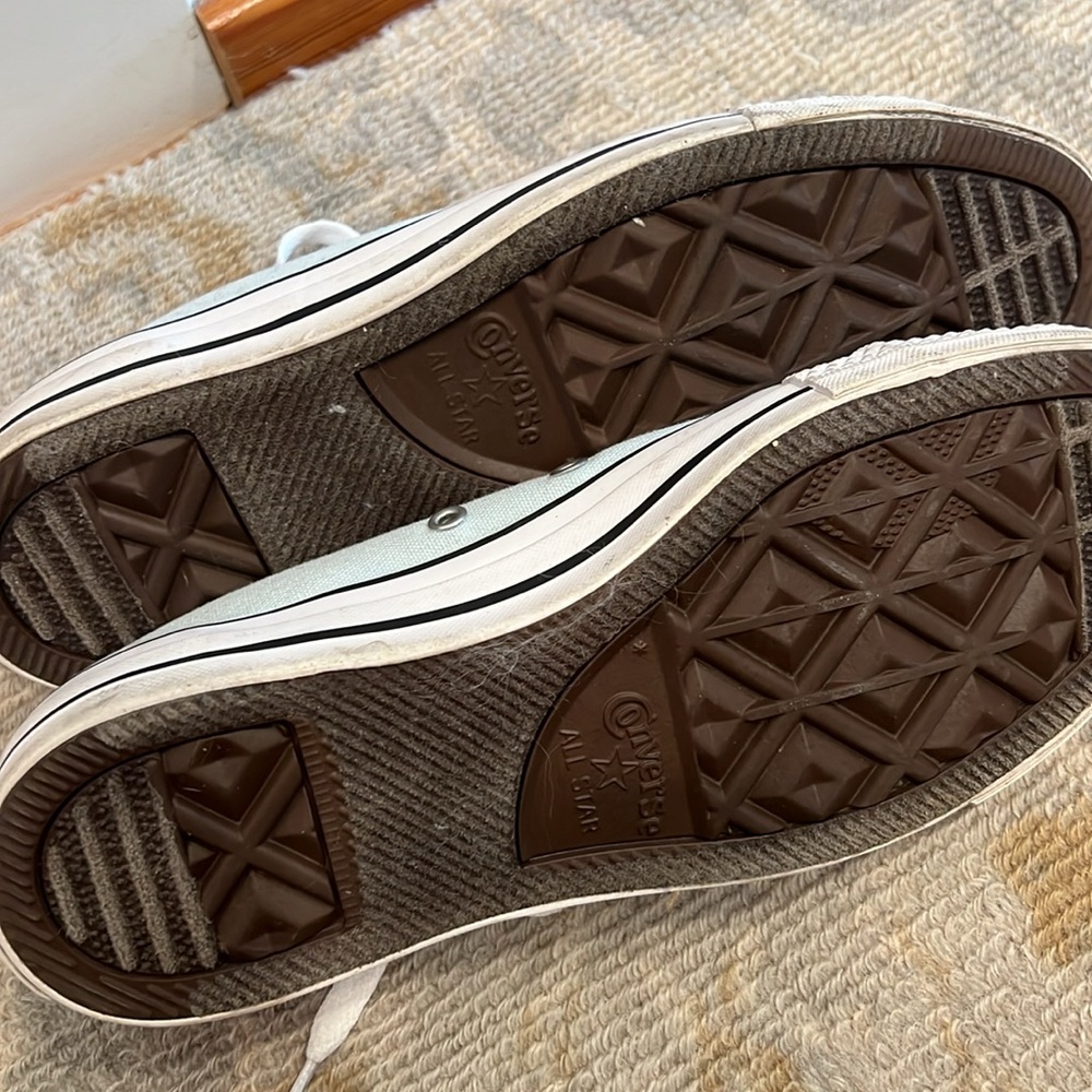 Light Blue Converse - image 4